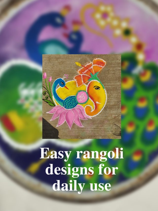 Easy Rangoli Designs For Daily Use